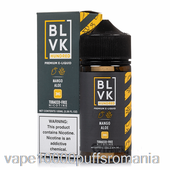Vape Romania Mango Aloe - Blvk - 100ml 0mg